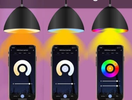 Bombilla inteligente control intensidad de luz con móvil