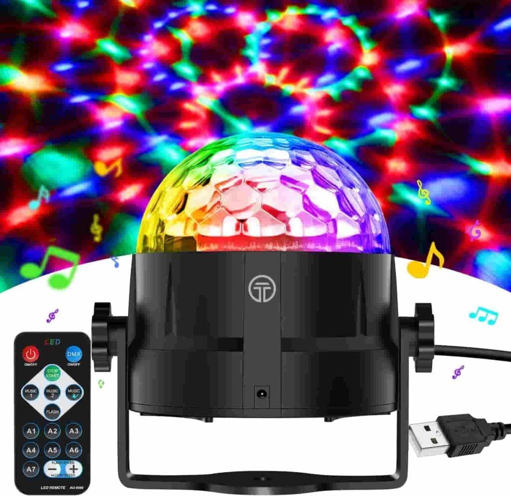 Bola de luces para discoteca o fiesta de la marca Gobikey, con control remoto