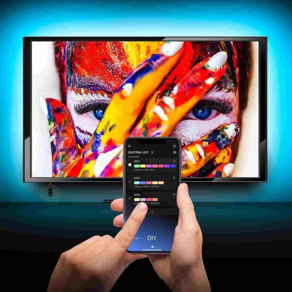Control mediante smartphone de la tira led Mexllex