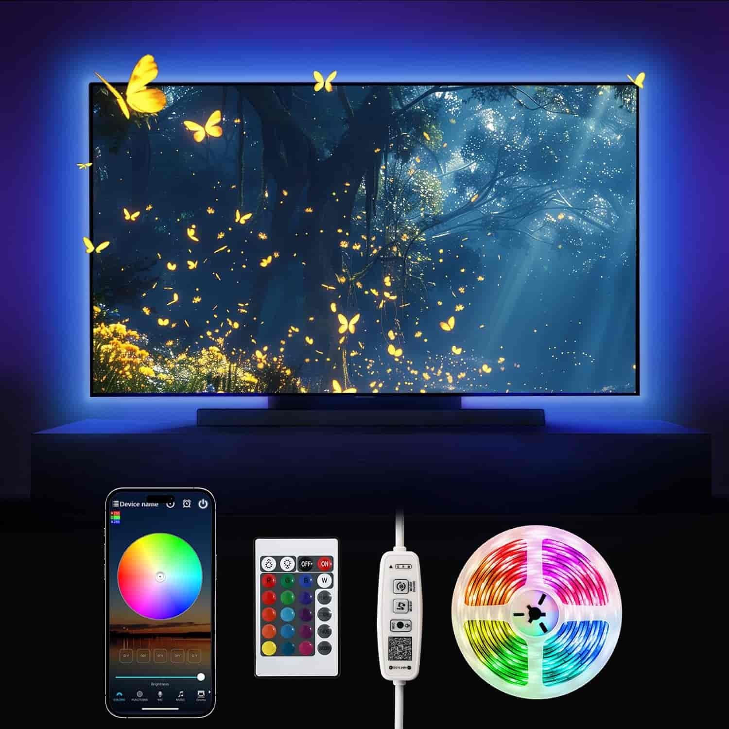 Presentación tira de luces led con usb Beaeet