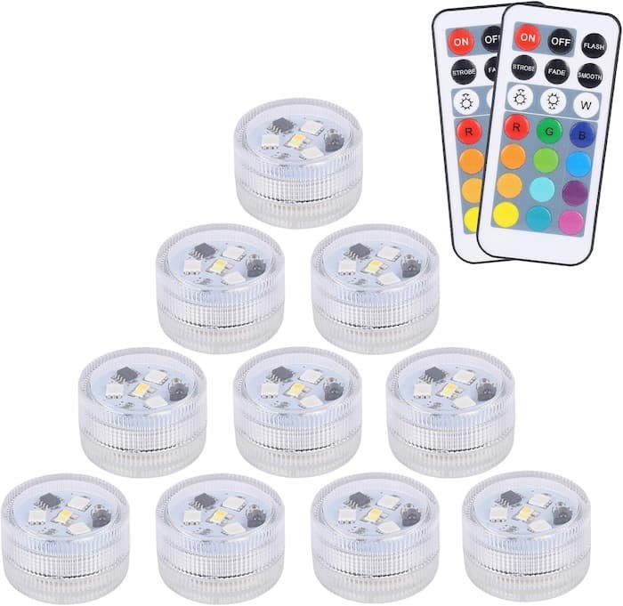 ALED LIGHT 10 Pcs Luces sumergibles