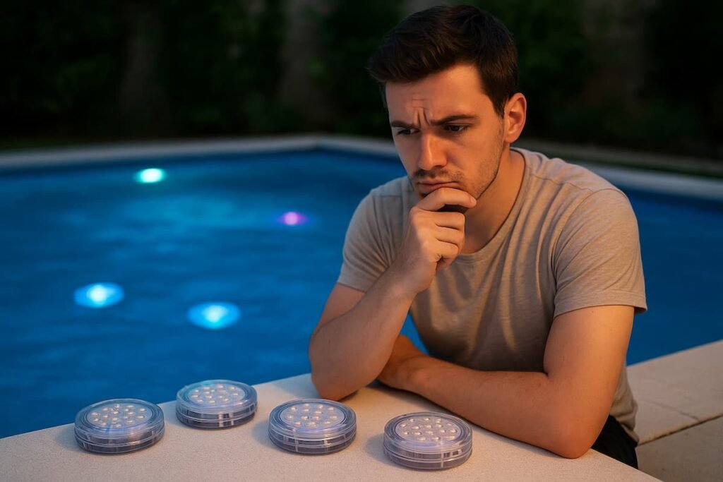 elige las mejores luces para piscinas sumergibles