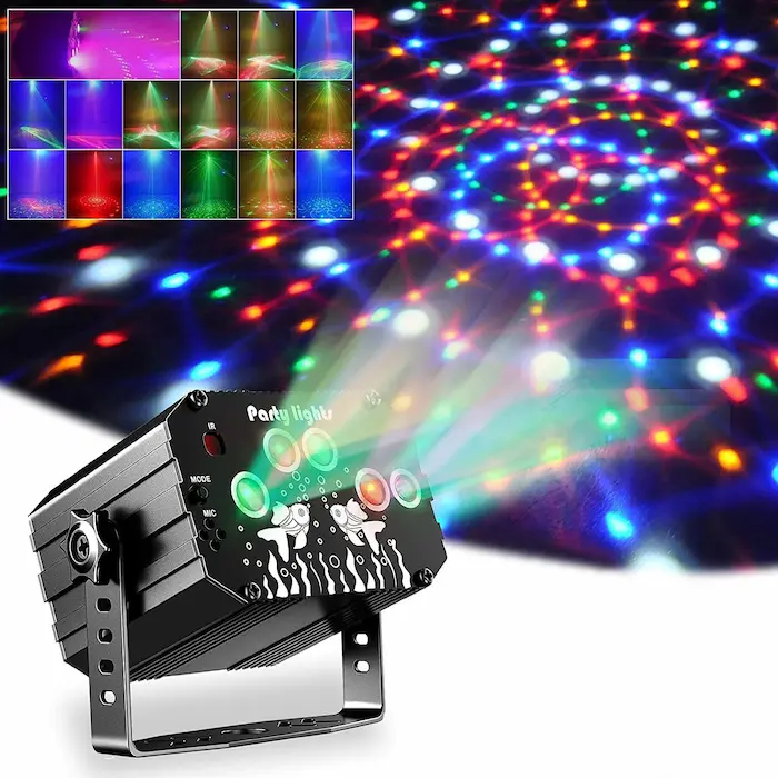 Tarjetone Luces de discoteca