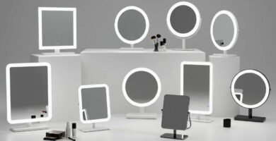 Selección de los mejores espejos con luz para maquillaje, 5 con espejo redondo y 5 con espejo rectangular