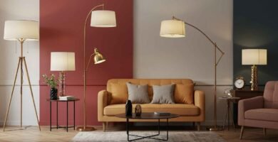Mejores lámparas de pie, clásicas, modernas, minimalistas, todas juntas en un salón