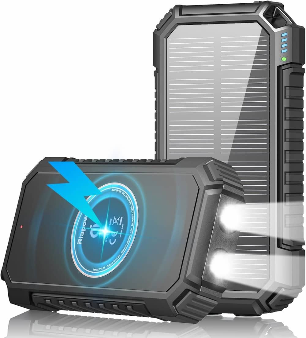 Riapow cargador solar portatil
