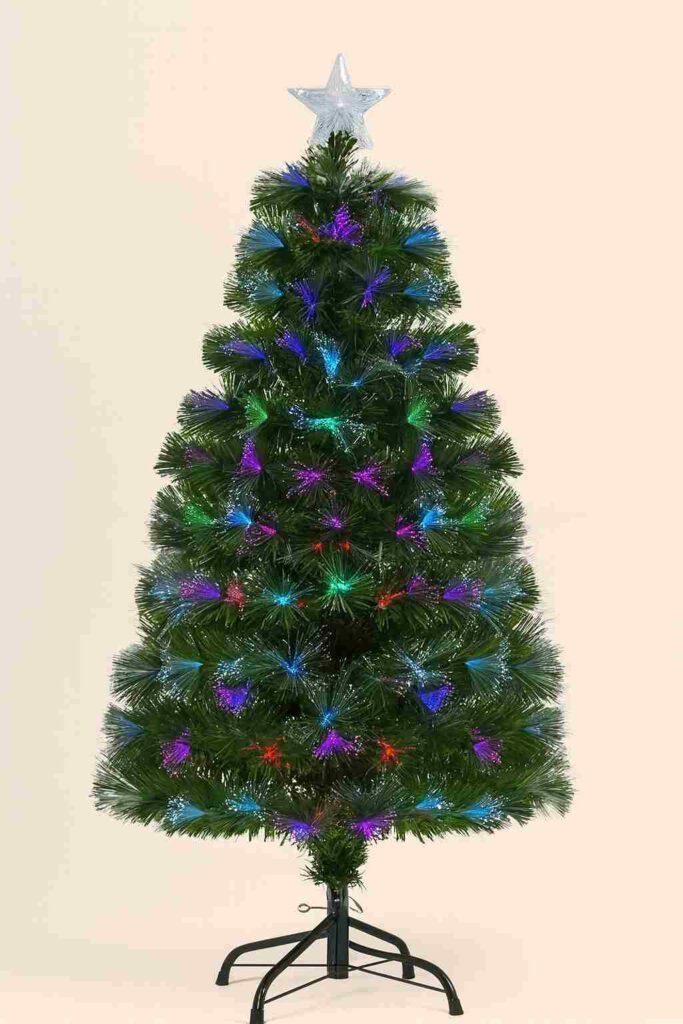 Árbol de Navidad con luces led de la marca Homcom