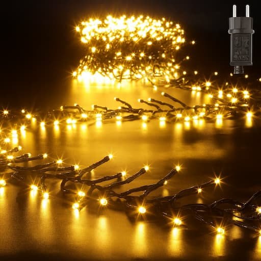 Guirnaldas de Navidad en blanco cálido de la marca Globalink