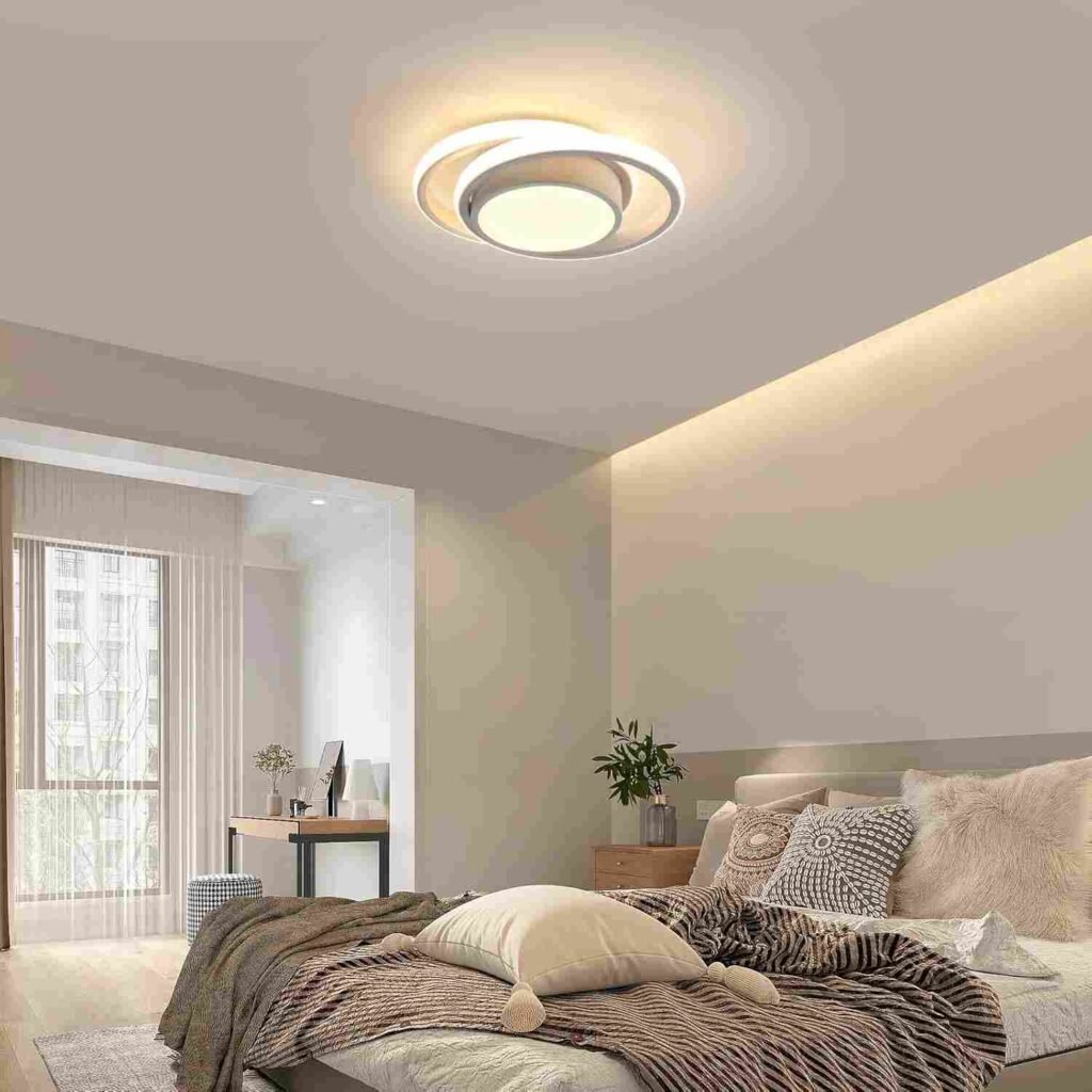 Lámpara habitación de la marca Comely estilo moderno iluminando una habitación