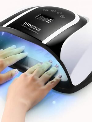 8- Lámpara de uñas Jodsone IA B0F6LR89LS Lámpara de uñas Jodsone encendida con 2 manos en su interior