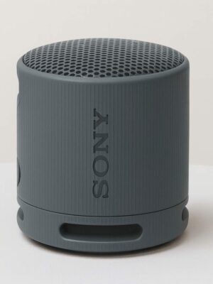 Altavoz compacto Sony IA B0CCYFP62W Altavoz compacto de la marca Sony forma tubular corto y de color gris