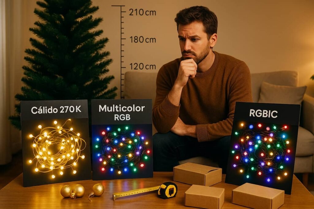 Como elegir las luces para árbol de navidad
