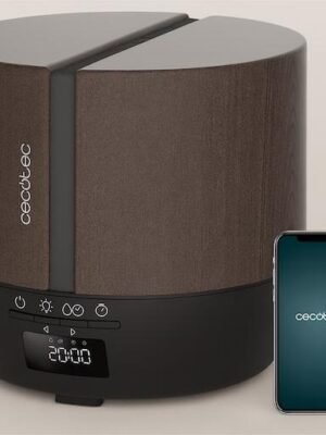 Difusor de aromas Cecotec IA B08R5VDDT5 Difusor de aromas de la marca Cecotec, redondo color marrón oscuro