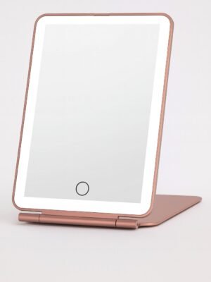 Funtouch Espejo de maquillaje IA B0C7VMS7B4 Espejo de maquillaje forma de tablet de la marca Funtouch color rosa granate