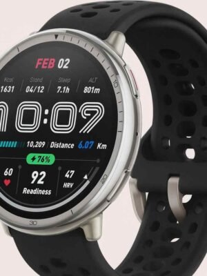 Reloj inteligente Amazfit IA B0DSPWKJW4 Reloj inteligente negro de la marca Amazfit